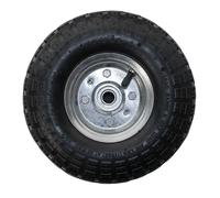 KCT Replacement Garden Cart Wheels 4.10 /3.50 - 4 10" Inch Pneumatic Sackbarrow Trailer Sack Trolley Tyre