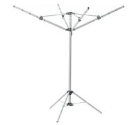 KCT Rotary Washing Line 4 Arm Portable Free Standing Airer 16m Drying Area