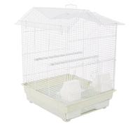 KCT Santiago Plus Exotic Portable Bird Cage Small - White