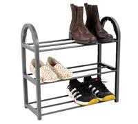 KCT 3 Tier Shoe Rack Compact Space Saving Storage -Up to 10 Pairs