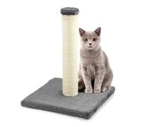 KCT Small Cat Scratching Post Grey Scratch Pole for Indoor Kitten with Natural, Durable Sisal Scratcher Tree