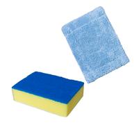 KCT Telescopic Cleaner Accessory Pack - 1 x Scourer/Sponge + 1 Cloth