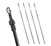 Kct Washing Line Prop Pole X4 Heavy Duty Outdoor Extendable Clothesline Support (2X2Pc)