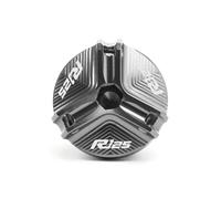 KCTAKXMRA Motorcycle Engine Oil Filler Cap Screw C For YAMAHA YZF R125 YZFR125 MT125 MT 125 MT-125 2008-2022 M20*2.5 Motorcycle Accessories CNC Oil Filler Cap Plug(Silver)