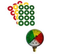 Kcts Ltd Gauge Marking - Circles, Color: Red, Green, Yellow, Size: 51 Mm Diameter