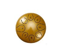 KCUZO 6-inch 8-tone Mini Steel Tongue Drum T-tune C Percussion Instrument Hand Drum Padded Drum Bag and Mallet Instrument(3-pack)