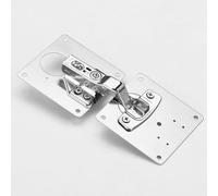 KCUZO Hinge Repair Plate Cupboard Cabinet Door Hinge Fixing Plate Door Hinge Repair Kit Repair Side Panels