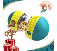 KCVV Interactive Dog Toys for Boredom, Rolling Slow -Eating Dog Treat Dispenser, Educational Puppy Toys, Dog Treat Dispenser to Stimulate Dogs' Curiosity and Intelligence, for Entertainment (green)