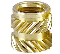 Kcvzitrds 100Pcs Knurled Brass Thread Heat Set Heat Insert Nuts for Voron 0/0.1/2.4 Etc 3D Printers (M3X4X4.5mm)