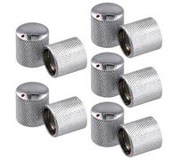 Kcvzitrds 10PCS Electric Guitar Potentiometer Volume Tone Knob Potentiometer Control Knob Electric Guitar Screw Type Knob 6mm