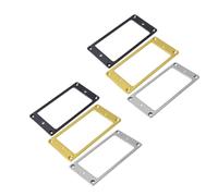 Kcvzitrds Double Pickup Frame Electric Guitar Pickguard Metal Parts Contains Screw Accessories, Suitable for Electric Guitar