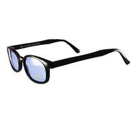 KD Glasses X-Kd Sunglasses 1012 Black Frame With Blue Lens