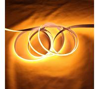 KD-tec 384Led/m 16.4ft COB Flexible LED Strip Light DC12V/24V Bendable Tape (24V Orange)