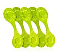 KD-TECH Set of 5 Magnetic Reflectors - Green, Versatile Uses, for Backpack, Jacket, Pram and More