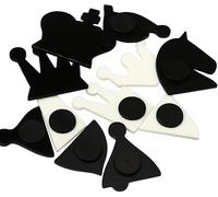 KD Willmax Magnetic Chess Coins for Demo Board | 6cm Standard Size | Fits 24-36" Roll-Up Display Boards