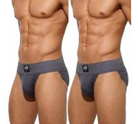 KD Willmax Men’s Regent Gym Jockstrap Cotton Supporter | Soft Waistband | Full Back Coverage | Sports Fit (UK, Alpha, 4XL, Regular, Regular, Grey - Pack of 2)