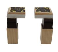 KD89 Complete Black Forest Bellows for Cuckoo Clock, Sizes 65mm to 120mm, Wooden Body and Bellow, Sold as a Pair (65mm)