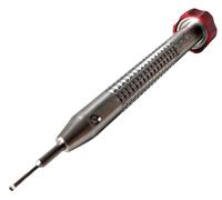 KD89 Horotec MSA 01.018-150 Large Watchmaker's Screwdriver with Aluminium Head and Ball Bearing, Handle Ø10/Drill Bit Diameter 1.50 mm, aluminium