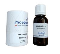 KD89 Set of Swiss Made Microgliss D5 Moebius Lubricants 20 ml + Fine Oil 9010 2 ml - Watches, Watches