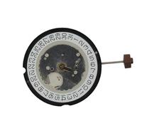 KD89 Swiss Parts - Analogue Quartz Movement - Ronda 515 11 1/2 Inch - Date Display at 3:00 Clock D3, Black, black