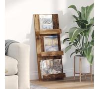 KDACVBMG Magazine Rack Old Wood 43 x 11 x 102 cm Engineered Wood | Rectangular shape,modern style,home office use,living room storage,bedroom organizer,easy-clean surface,assembly required
