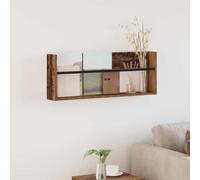 KDACVBMG Wall Magazine Rack Old Wood 80 x 12 x 30 cm Engineered Wood | Wall-mounted,space-saving,rectangular,smooth surface,easy-clean,durable,office,study