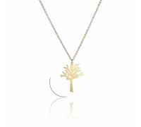 KDAKSA Silver Leafless Tree Pendant Necklace, Tree of Life, Love, Minimalist Style, 60cm Chain Length