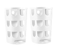KDAMGOQE 2PCS Rabbit Hay Feeder Hanging Cage Manger Hay Rack Large Capacity Hay Feeder 4.8x3.9x7.8 Small Easy Filling Plastic Animal Hay Feeder for Guinea Pig, Bunny,Guinea Pig Hay Feeder