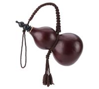 KDAMGOQE Gourd Water Bottle Gourd Bottle 500-750ml Retro Gourd Water Bottle Bee-waxed Leakproof Drinking Gourd with Roped Cap Portable Natural Bottle Gourd for Water Wine