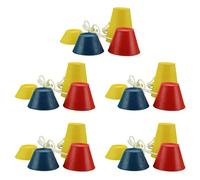 KDAMGOQE Rubber Tees For Golf Mat Winter Golf Tee Rubber Golf Tee for Golf Mat with 4 Different Heights for Frosty Day Golf 5Sets