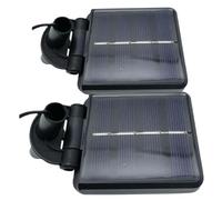 KDAMGOQE Solar Light Replacement Top 2pcs Replacement Solar Light Parts 2.5x3 Inch Solar Light Replacement Top With Battery Box and Light Sensor for Outdoor Garden