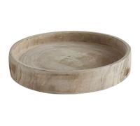 KDAMGOQE Wood Bowls Decorative, 13 Inch Round Potpourri Bowl, Coffee Table Tray for Entryway, Table, Kitchen, Cafe, Wooden Fruit Bowl