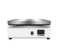 KDAWN Lab Heater Plate Laboratory Stainless Steel Constant Temperature Heating Platform Adjustable Hot Plate Thermostat Lab Heating Plate Preheating Efficient Heating,Control Temperature