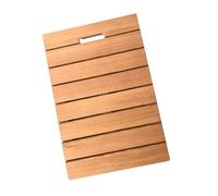 KDDEON Shower Room Bathroom Natural Wooden Bath Mat,Non-Slip Bamboo Bath Mat,Solid Wood Waterproof Splicing Mat,Duck Board,Wooden Shower Mat,Multipurpose Bathtub Mats,Customizable (75x85cm/30x33in)