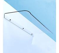 KDDFN Outdoor Front Door Canopy,Modern Transparent Porch Awning,UV Rain Snow Canopy Protection,Snow and Rain Blocker,Easy To Install,for Door and Window (50x200cm/20 x79)
