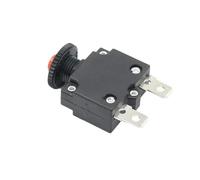 KDEGK 10PCS overload switch MR1 3A 4A 5A 6A 7A 8A 10A 15A 16A 18A 20A 25A 30A Circuit Breaker Overload Protector(7A,Black contact)