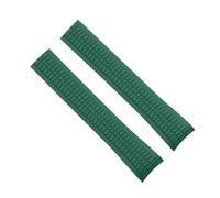 KDEGK 21mm Silicone Rubber Watchband For Patek Strap For Aquanaut Philippe Series 5164a 5167a 5968a Watch Band(Dark Green,21mm Rose Buckle)