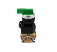 KDEGK 22mm Selector Knob Rotary Switch Self-locking 2NO 1NO1NC 2 3 Position DPST 10A 400V Power Switch ON/OFF Red Green Black(Green-long,On-Off-On)