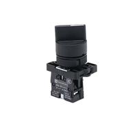 KDEGK 22mm XB2-ED21/XB2-ED33 Knob switch 2/3 Positions Latching Self-Locking Selector Knob Switch 10A/600V Rotary switch(XB2-ED21)
