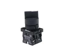 KDEGK 22mm XB2-ED21/XB2-ED33 Knob switch 2/3 Positions Latching Self-Locking Selector Knob Switch 10A/600V Rotary switch(XB2-ED25)