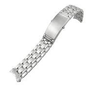 KDEGK 316L Stainless Steel Watchbands For Omega Speedmaster 007 Seamaster 300 AT150 Planet Ocean Speedmaster 18mm 20mm 22mm Watch Strap(9 beads,22mm)