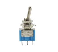 KDEGK 5pcs 10pcs MTS-102 MTS-103 Toggle Switch 6A 125VAC on on SPDT 6mm Mini switch DPDT on off on Waterproof Cap(MST-102,5pcs)