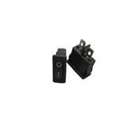 KDEGK 5Pcs 10x22mm KCD1-110 Black Super Thin Rocker Switch NO/OFF 2 Pin Small Instrument Power Switch(Black)