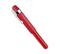 KDEGK Aluminum Alloy Lightweight Account Expert Travel Short Pen Pocket Pen Extra Fine EF F Small Beauty Work Tip(Smoke Red,Mei Gong tip 0.5MM)