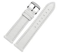 KDEGK Genuine leather watchband for Ticwatch 2 watch straps 20mm Quick release pins(Brown white,22mm)