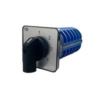 KDEGK LW26-32/6 LW28-20 Four Positions 6 Poles 20A 32A 690V Silver Contact Universal Changeover Switching Rotary Motor Cam Switch(32A)