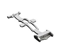 KDEGK Original Authentic For Longines Stainless Steel Watch Strap Buckle Belt Double Press Butterfly Watch Bands Buckle(18mm)