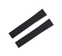 KDEGK Waterproof FKM Fluororubber Rubber Watch Band 18mm 19mm Accessories Replace For Patek Strap For Philippe For Aquanaut 5067A-001 Belt(Black,18mm-Without Buckle)