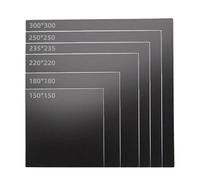 KDFCVUX Heated Bed 4pcs 250mm 300mm Printing Build Sheet Build Plate 3D Printer Tape Platform Hot Bed Big(4pcs 220x220)