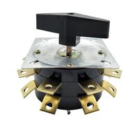 KDH-63/2 16 Termianls 8 Positions Selector Switch 63A 380VAC 2 Layer Changeover Switch 1Pcs